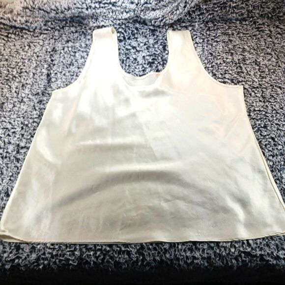 Vintage Maidenform Silky Cream Tank Chamisole Top XL To 1X Layering Intimates... - Picture 4 of 7